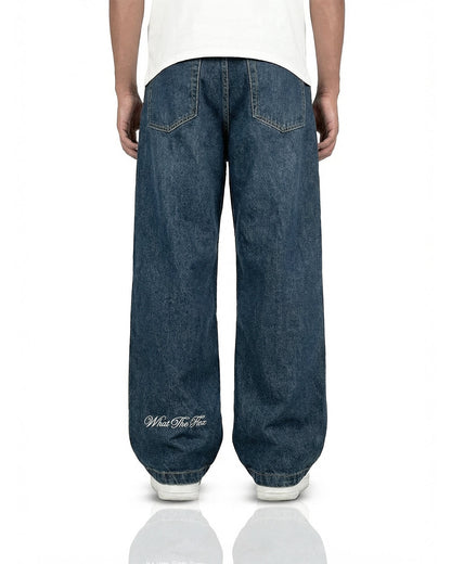 Phantom Blue Baggy Jeans
