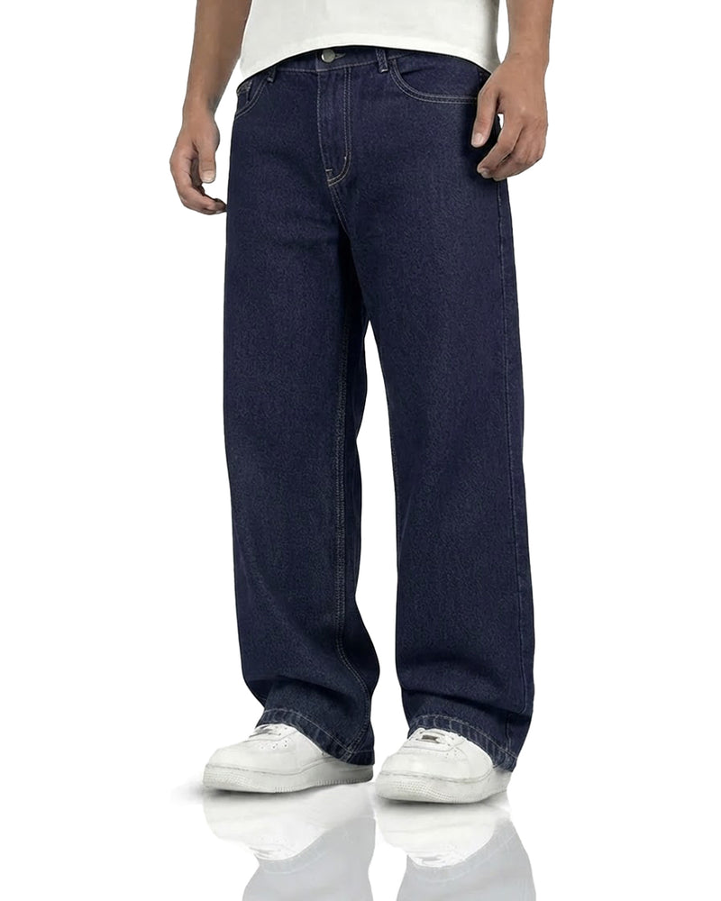 Raw Indigo Baggy Jeans