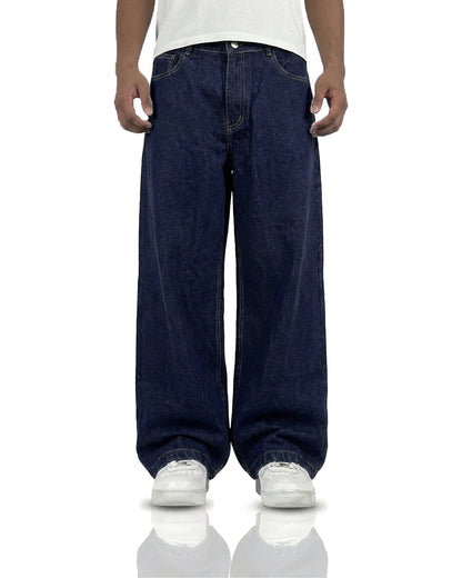 Raw Indigo Baggy Jeans