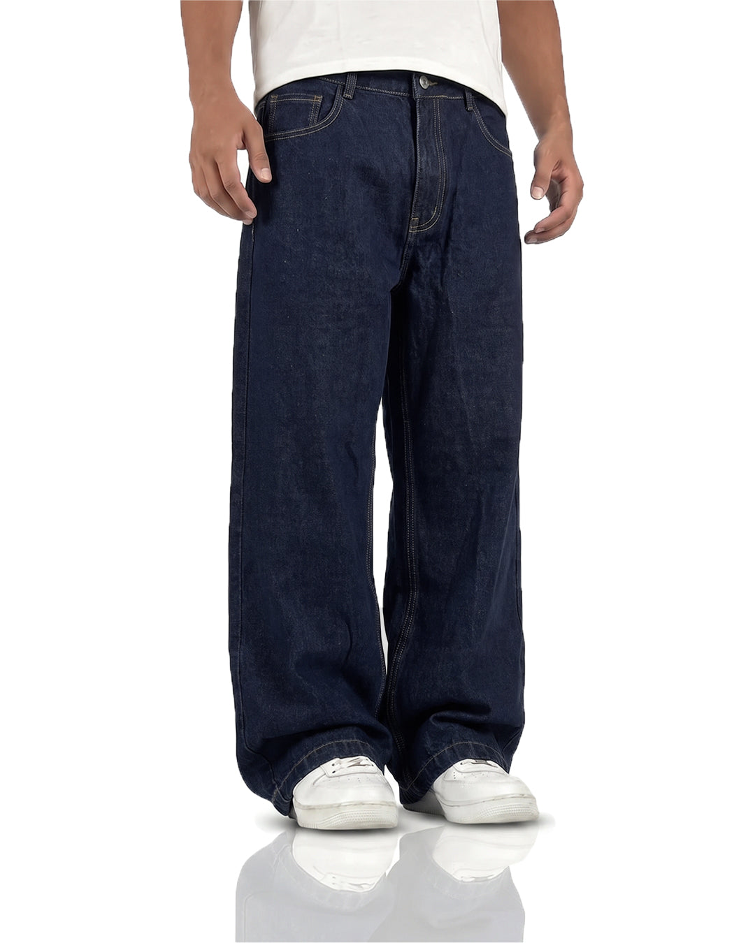 Raw Indigo Baggy Jeans