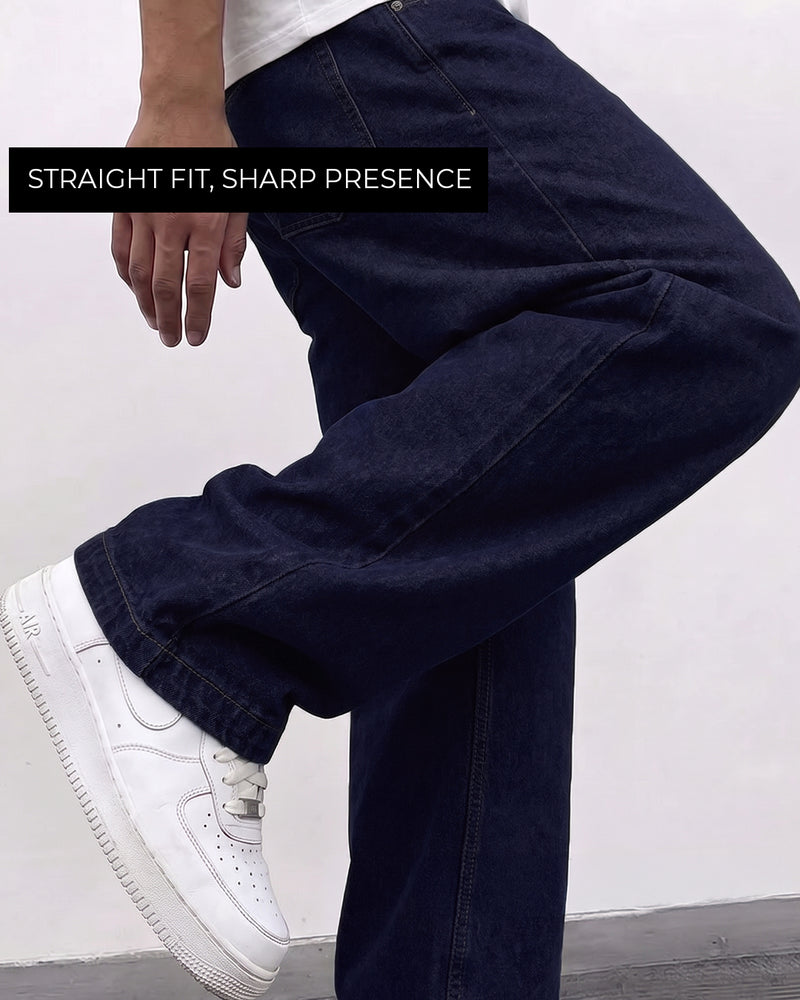Raw Indigo Baggy Jeans