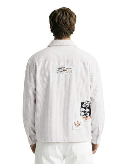 Flow State White Ribbed Shirt