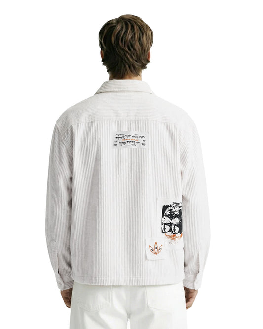 Flow State White Ribbed Shirt