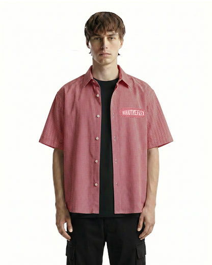 Real Flex Half Sleeves Checks Shirt