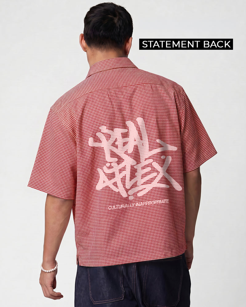 Real Flex Half Sleeves Checks Shirt