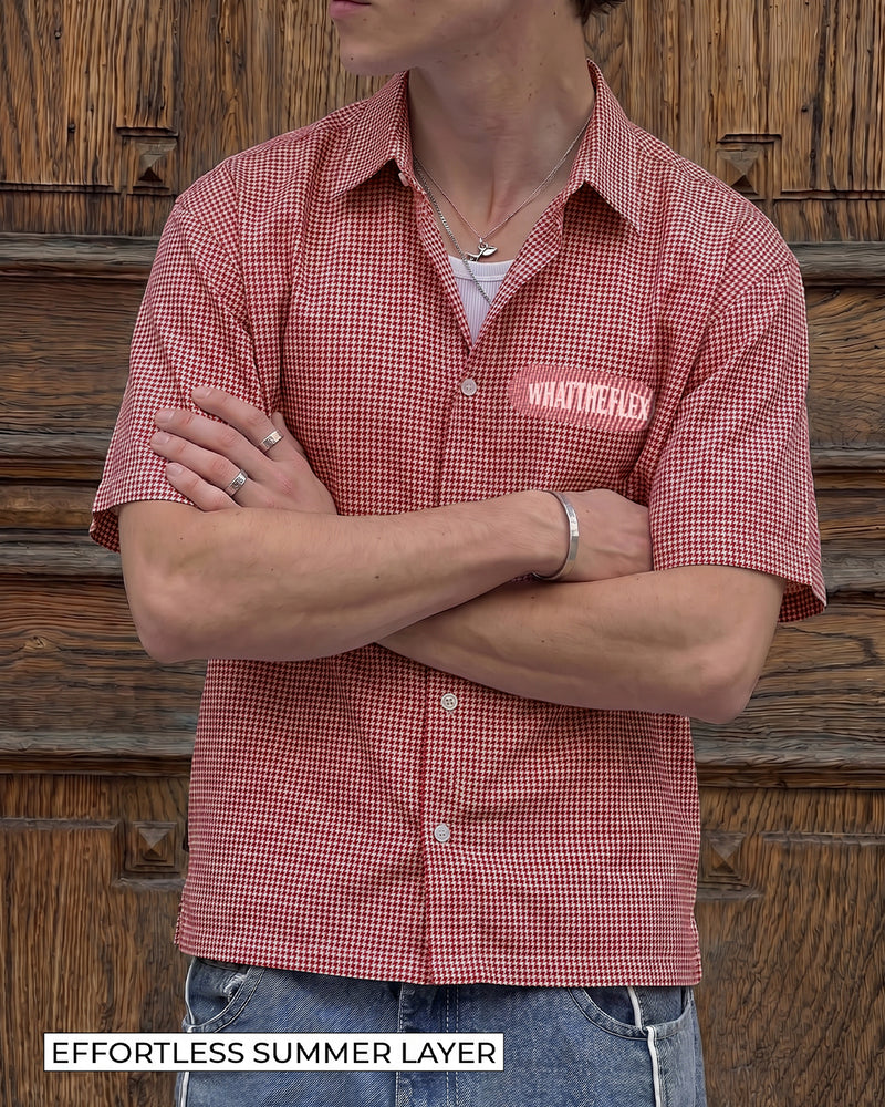 Real Flex Half Sleeves Checks Shirt