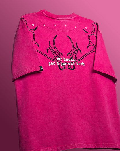 Reborn Pink Acid Wash T-Shirt