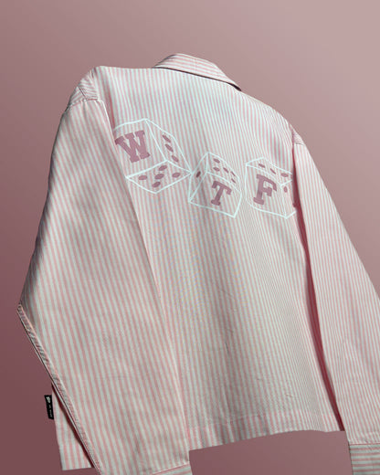 Rolling Pink Striped Shirt