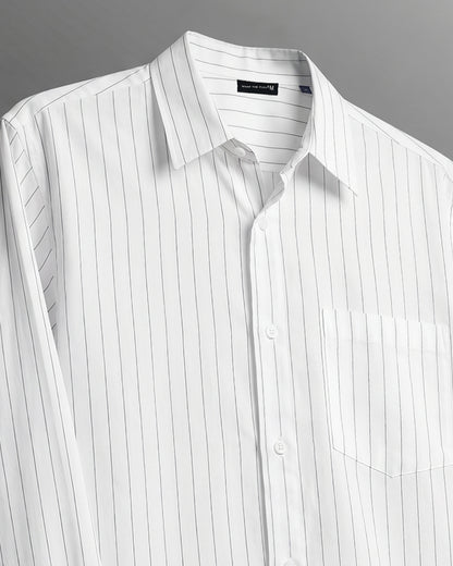 Shiruka Linen Striped Shirt