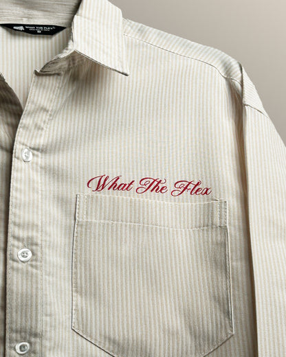 Alive Beige Striped Shirt