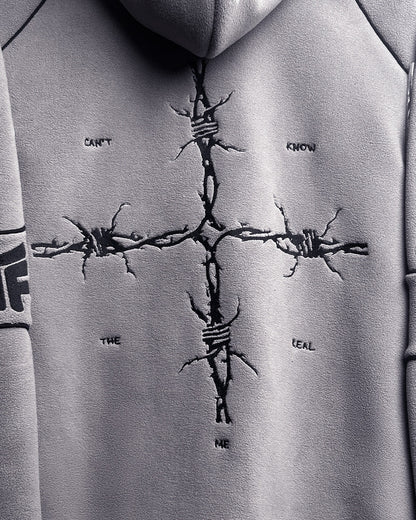 Mystery Grey Cloud Feel Hoodie