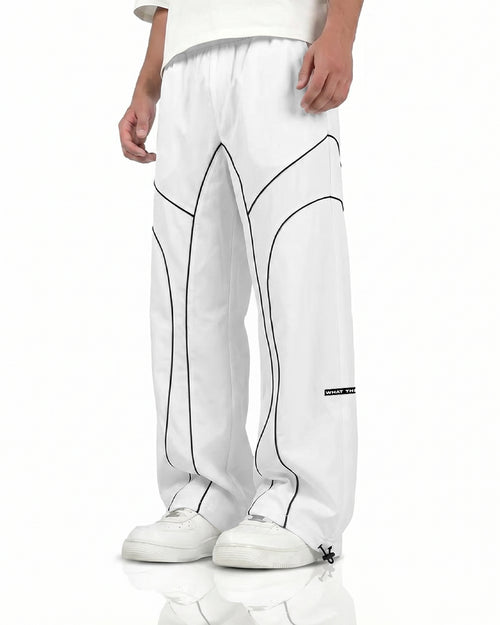 Baseline White Parachute Pants