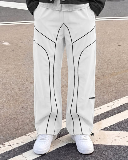 Baseline White Parachute Pants