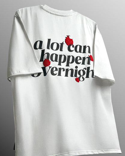 Goat Overnight Heavyweight White T-shirt