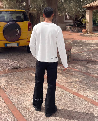 Not So Loud White Henley T-Shirt