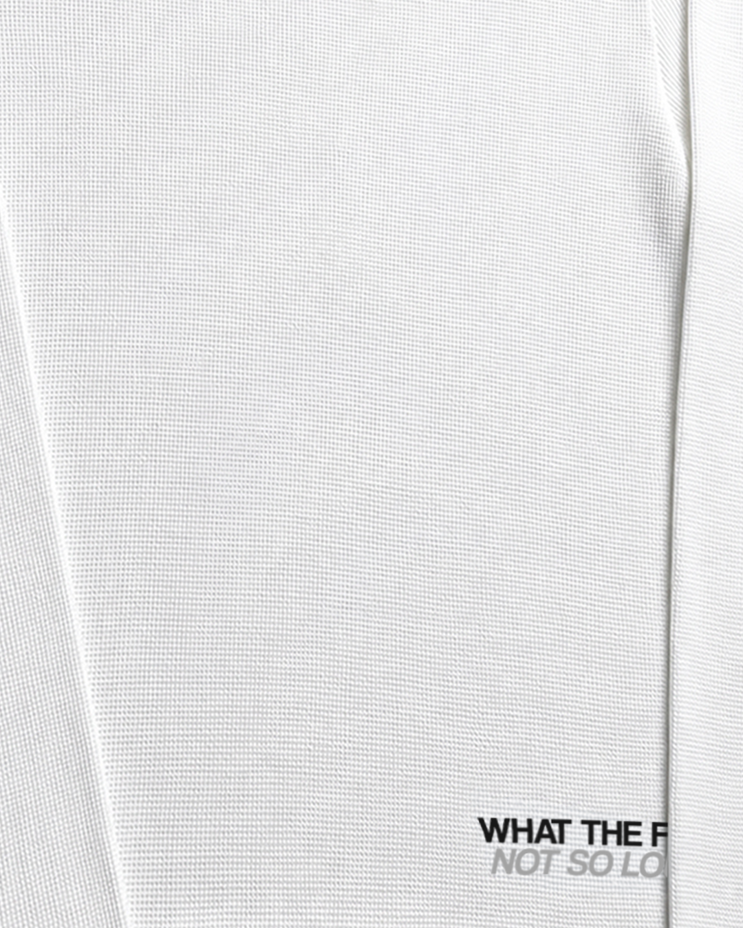Not So Loud White Henley T-Shirt