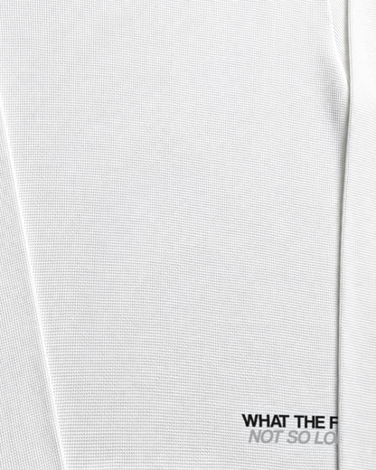 Not So Loud White Henley T-Shirt