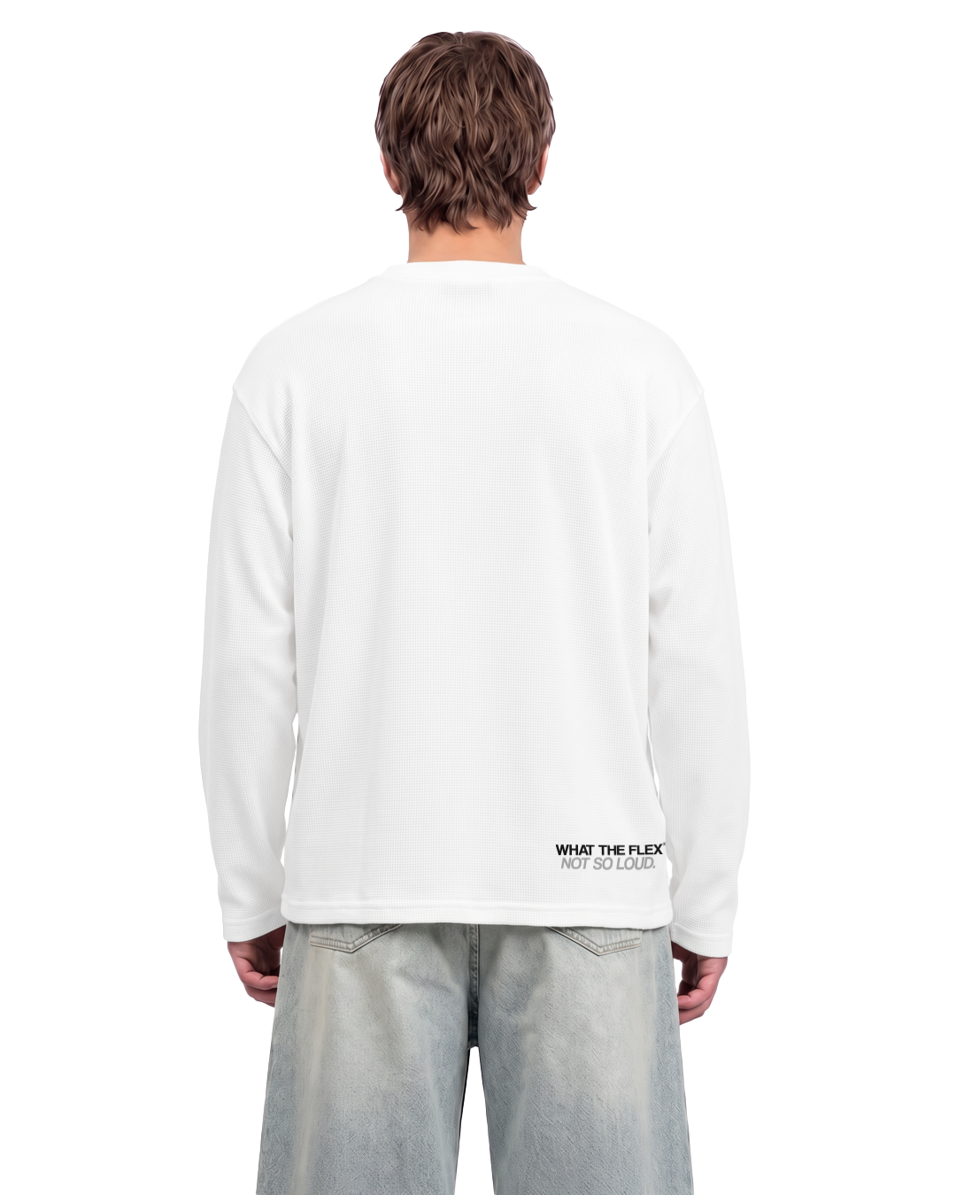 Not So Loud White Henley T-Shirt