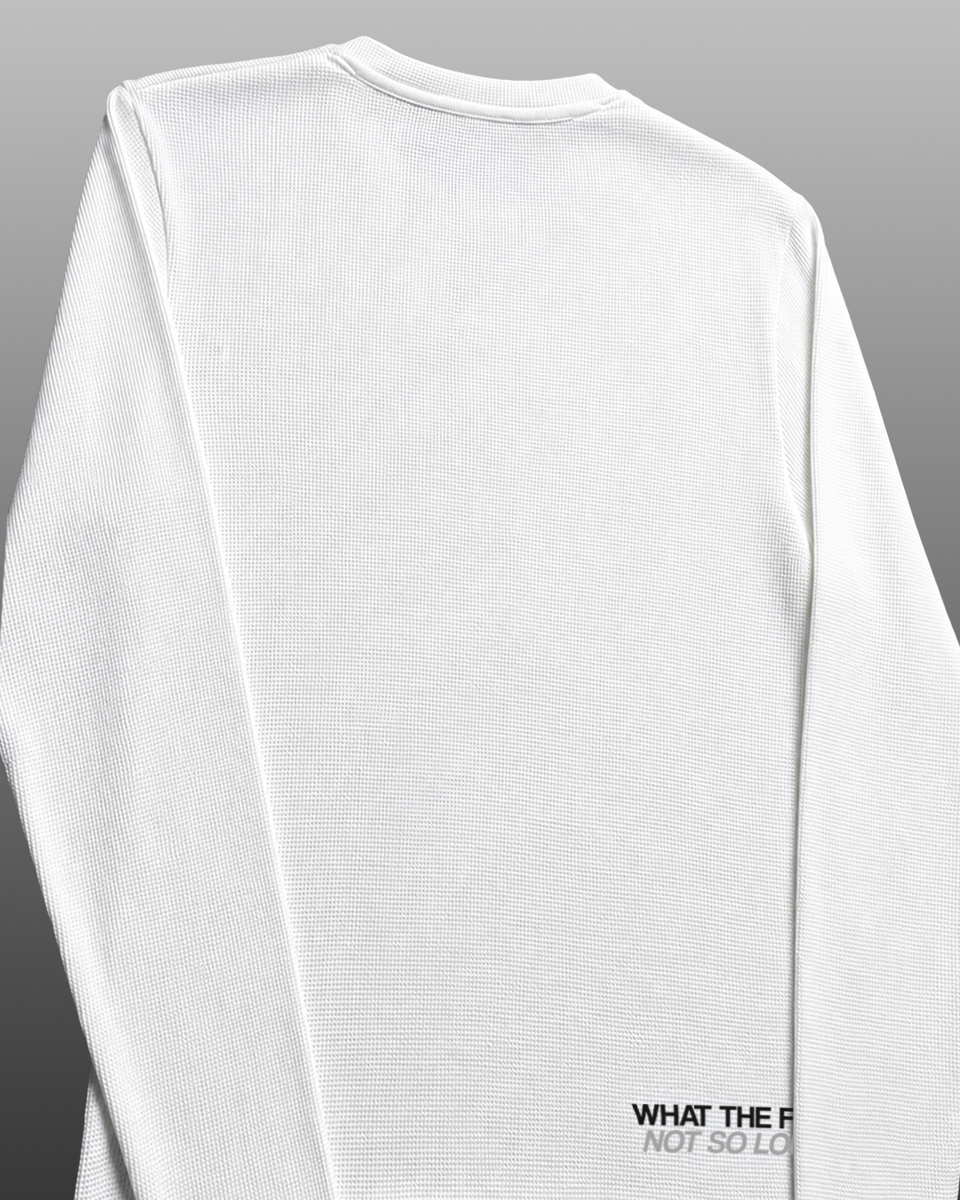 Not So Loud White Henley T-Shirt