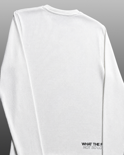 Not So Loud White Henley T-Shirt