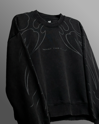 Wild Fire Acid Wash Sweatshirt