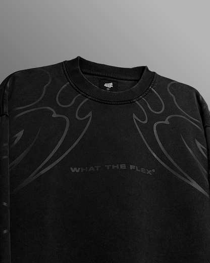 Wild Fire Acid Wash Sweatshirt