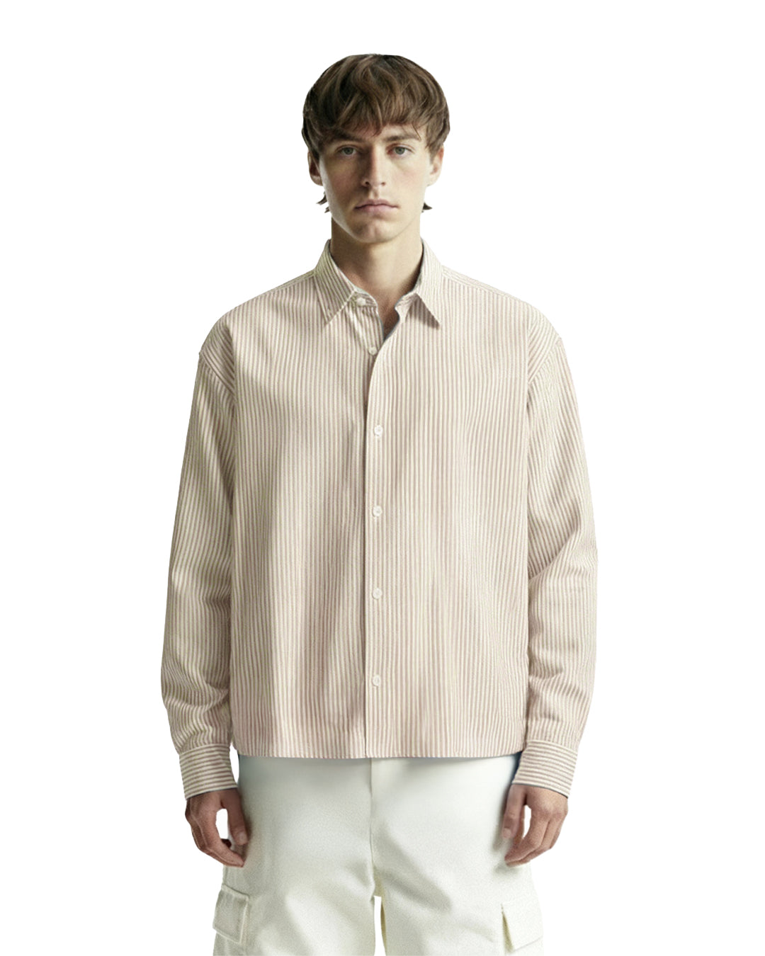 Basic Yellow Stripe Shirt