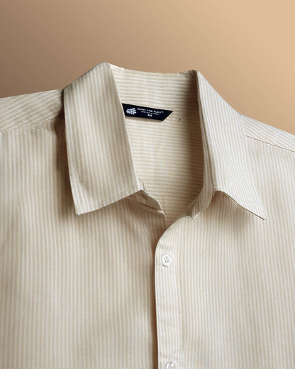 Basic Yellow Stripe Shirt