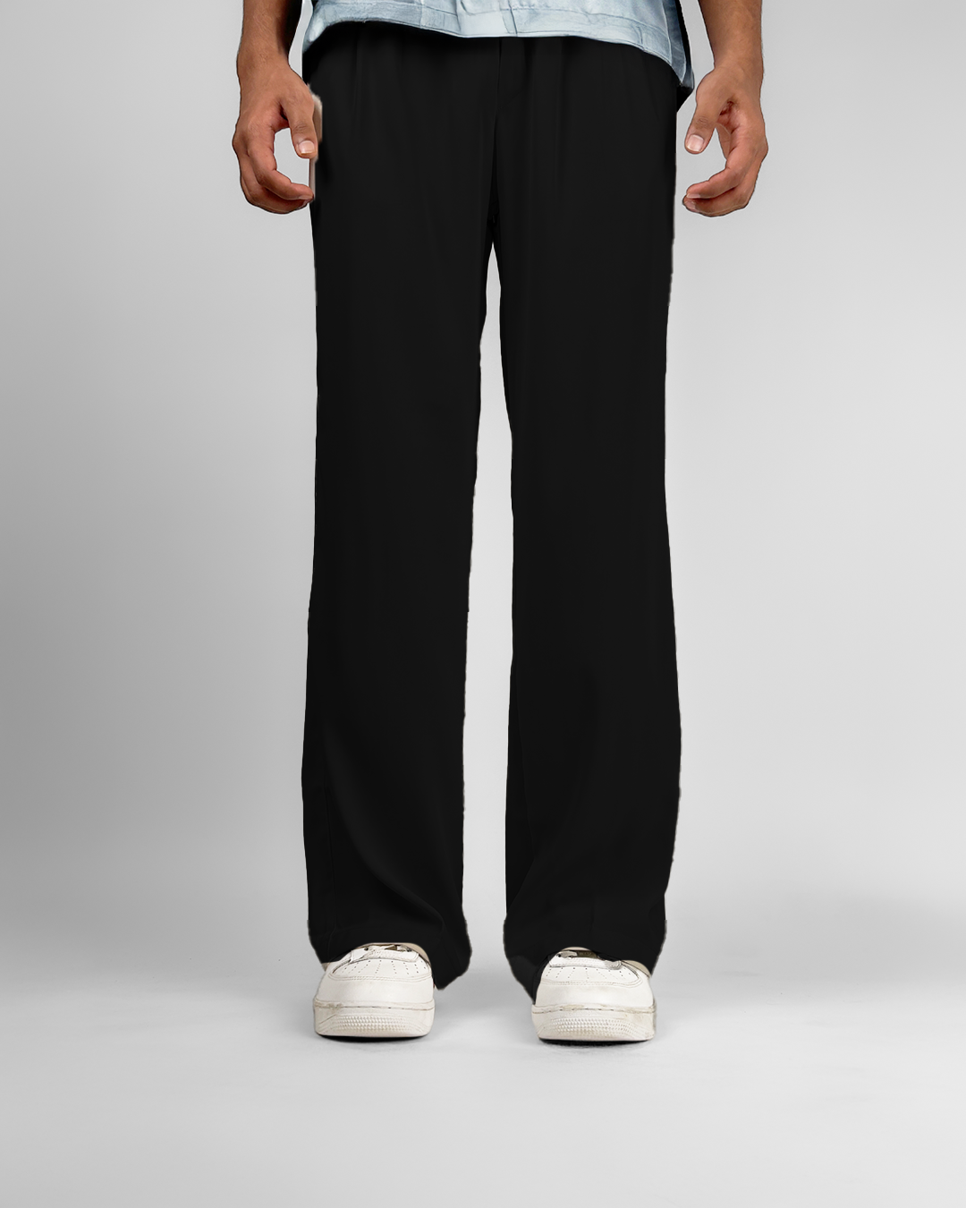 Black Classic Korean Pants