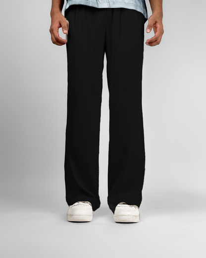 Black Classic Korean Pants