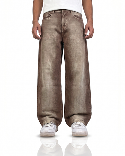 Drift Brown Baggy Jeans