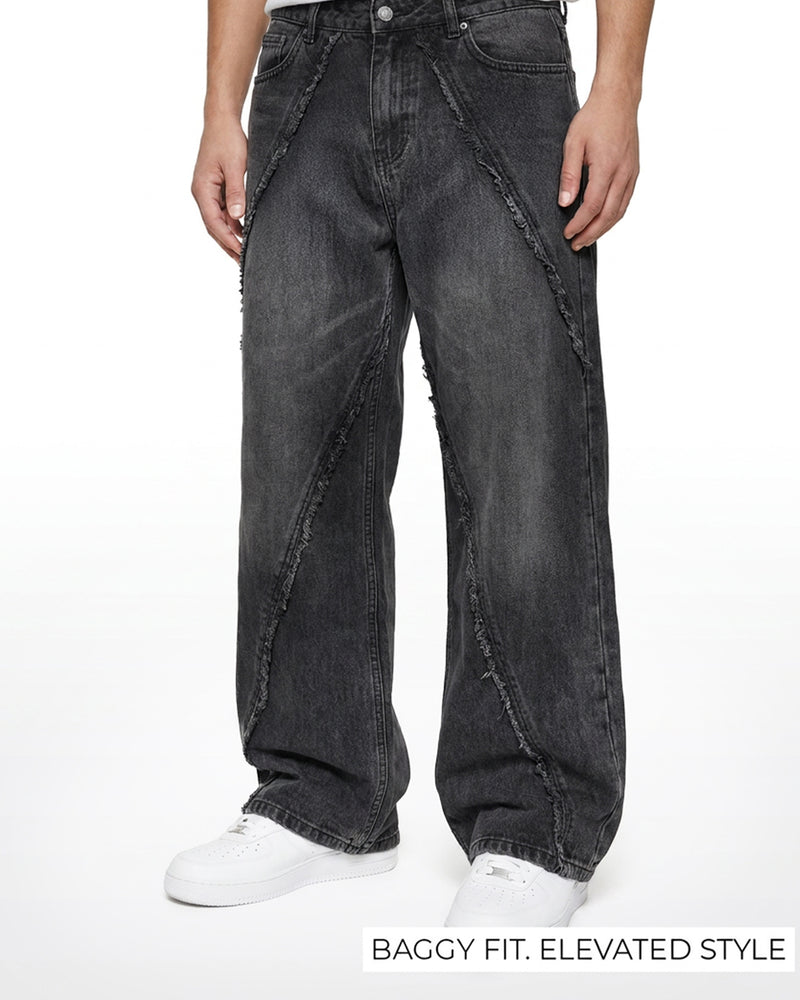 Feral Structured Baggy Jeans