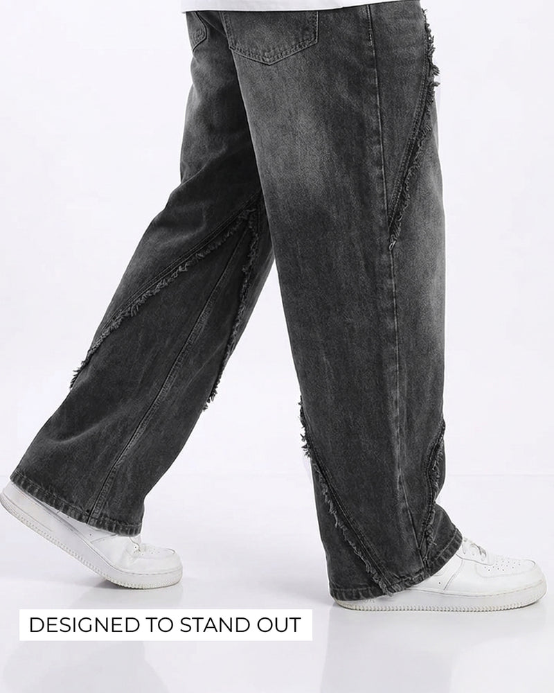 Feral Structured Baggy Jeans