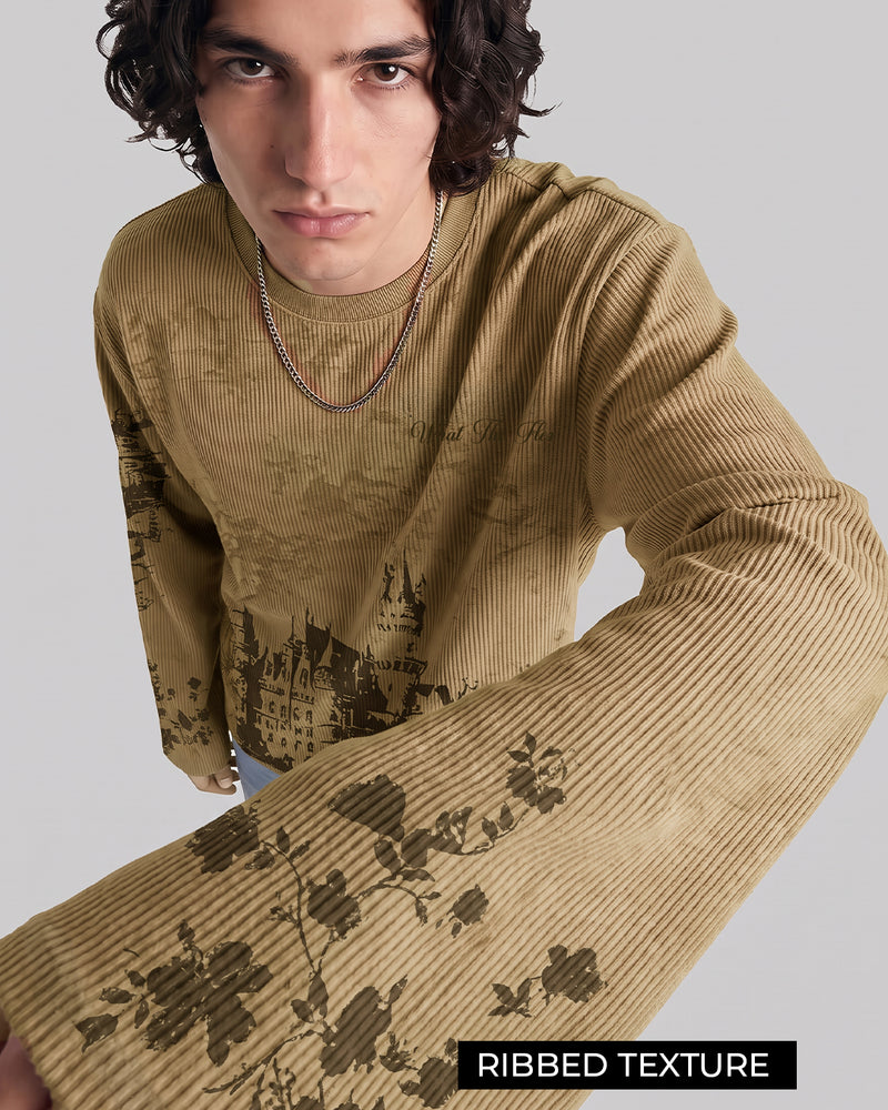 Inner Circle Full Sleeves Ribbed T-Shirt