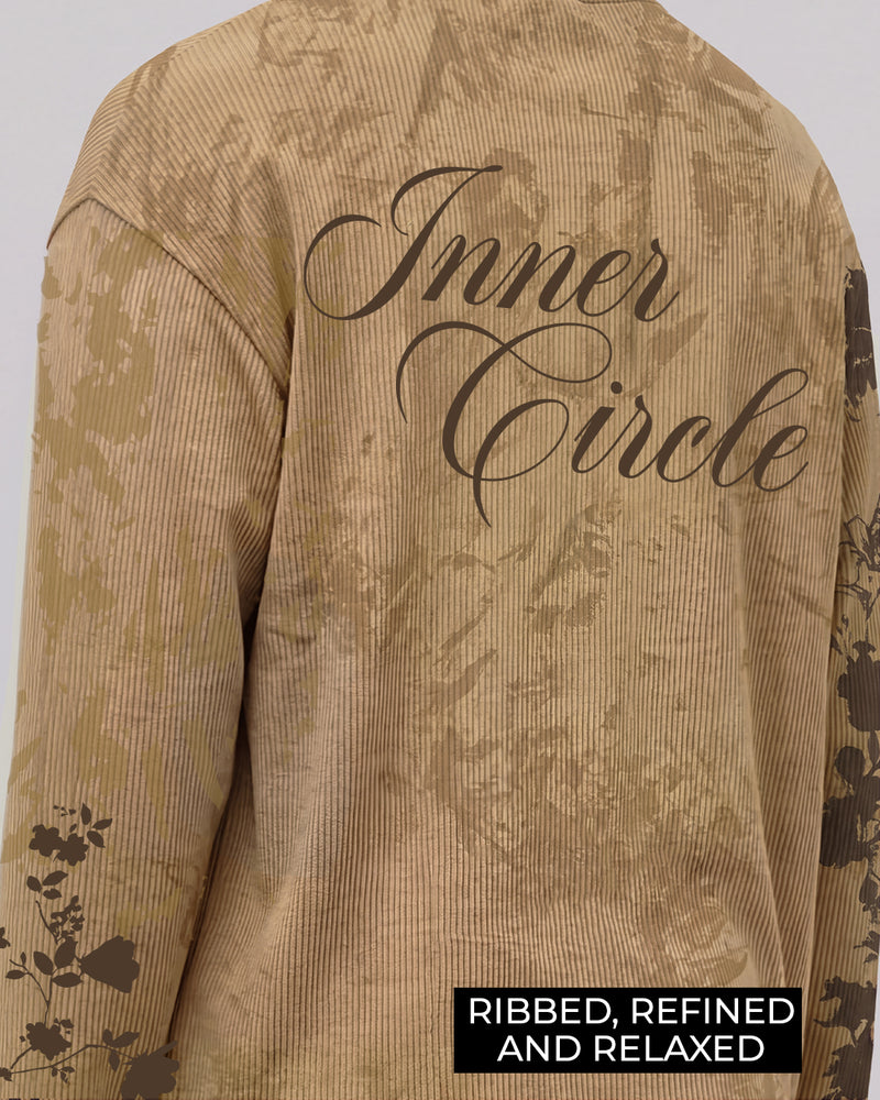 Inner Circle Full Sleeves Ribbed T-Shirt