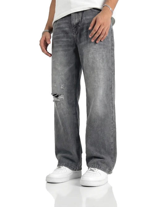 Ghost Grey Straight Cut Jeans Jeans