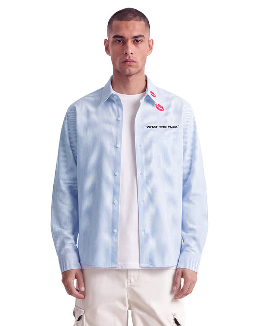 No Date Full Sleeve Stripe Shirt