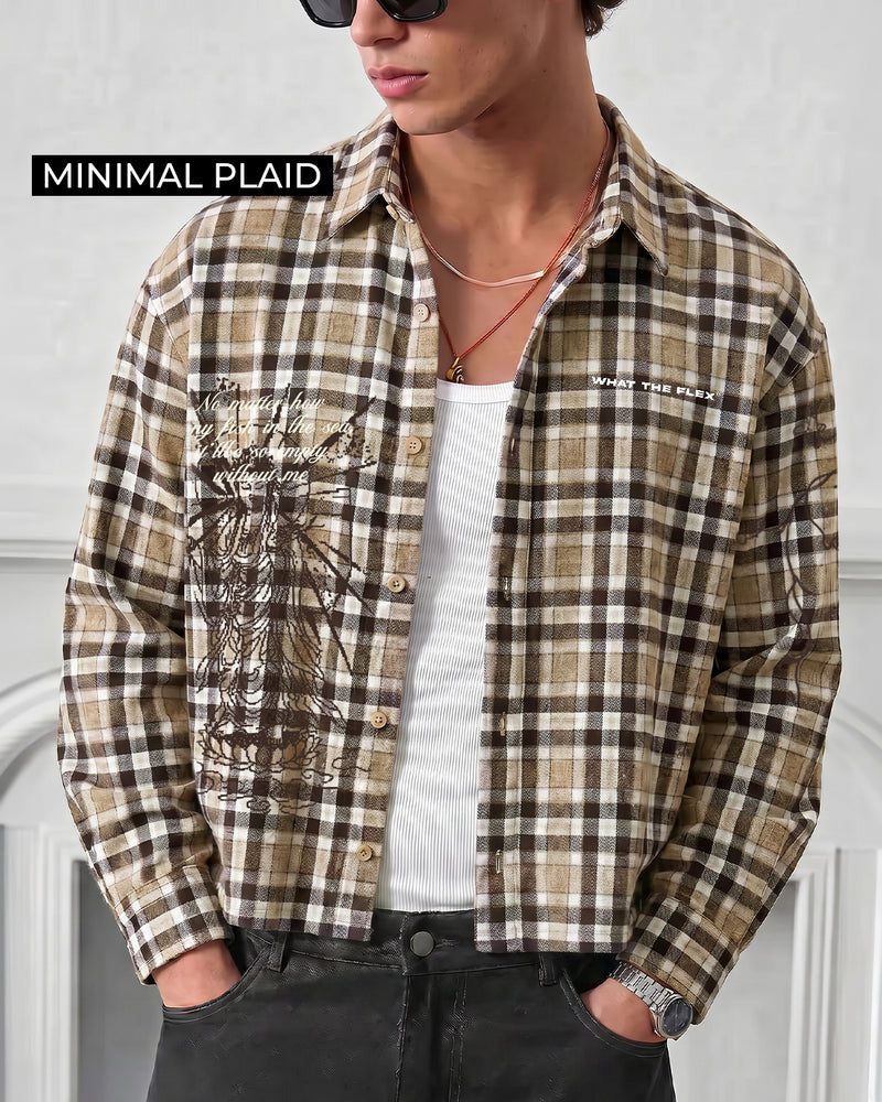 Not For You Plaid Checks Shirt