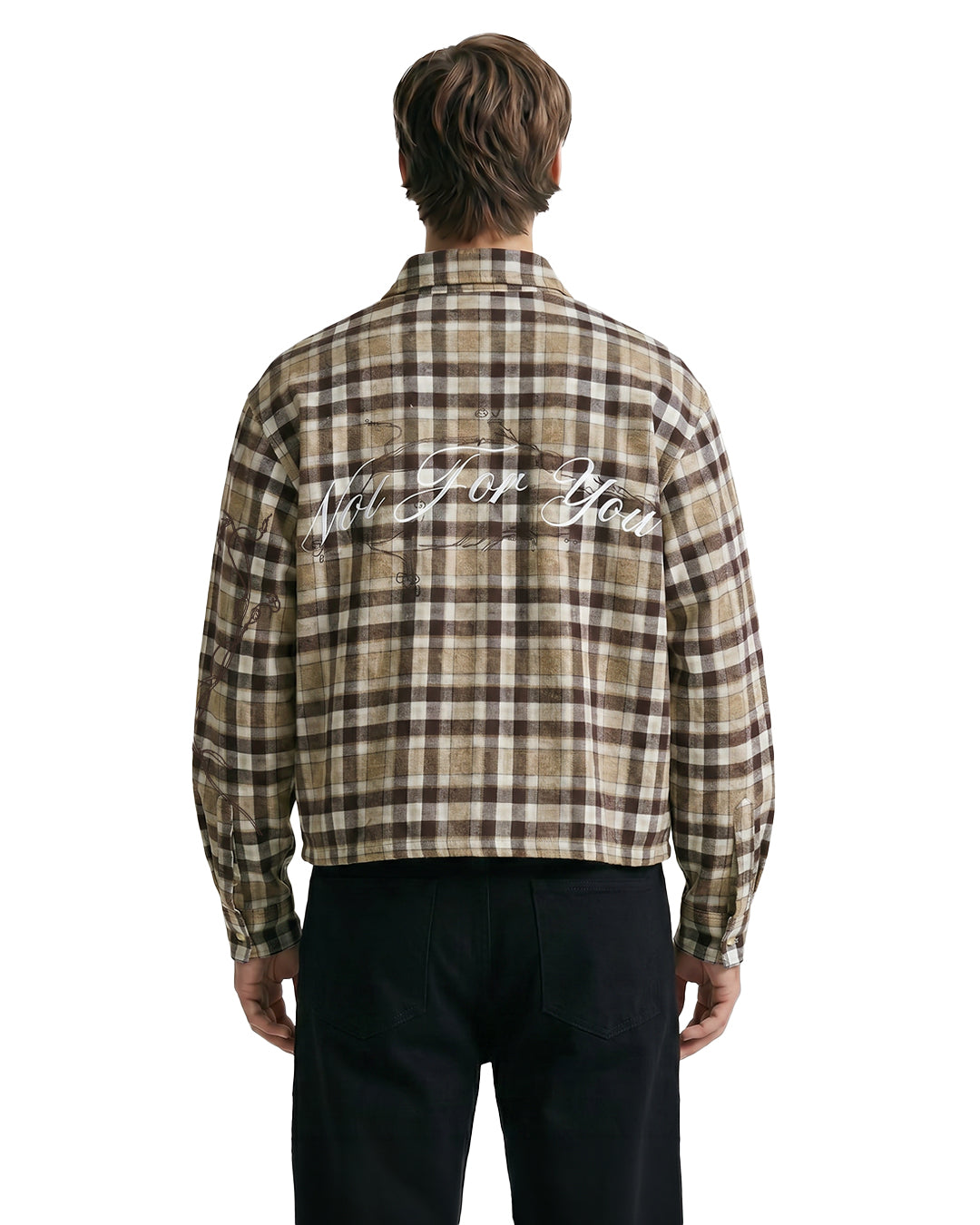 Not For You Plaid Checks Shirt