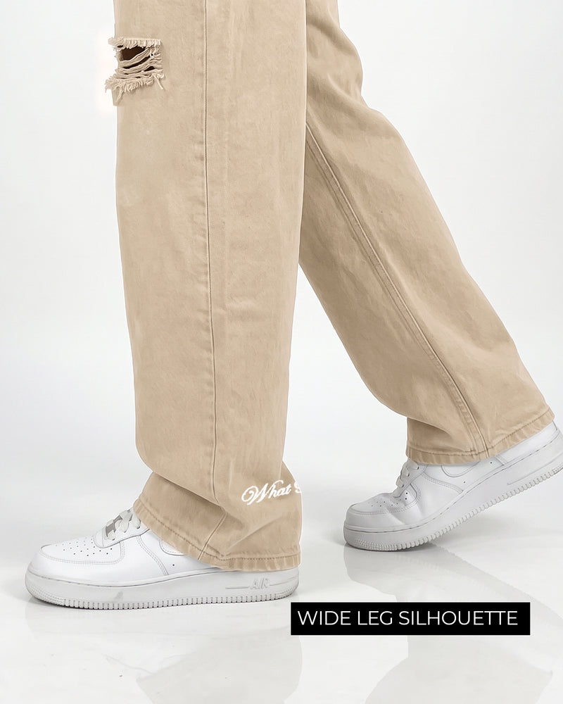 Oat Rugged Baggy Jeans