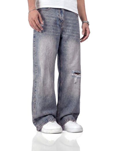 Ocean Fade Baggy Denim Jeans