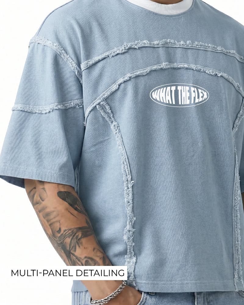 Offset Blue Denim T-shirt