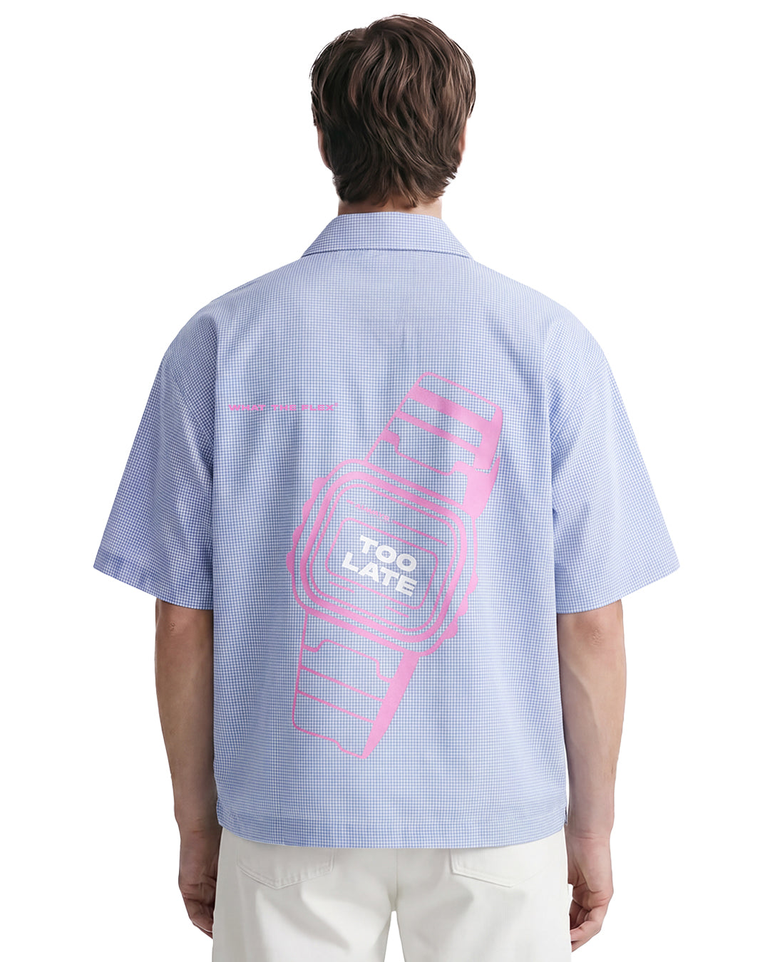 Too Late Half Sleeves Checks Shirt
