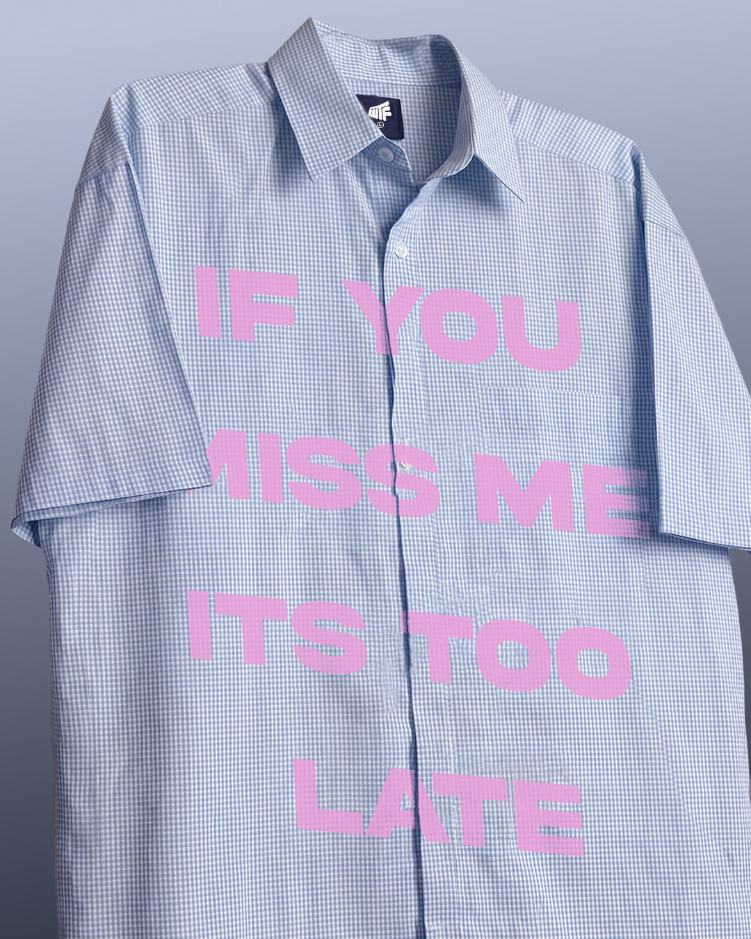 Too Late Half Sleeves Checks Shirt