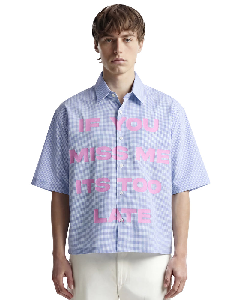 Too Late Half Sleeves Checks Shirt